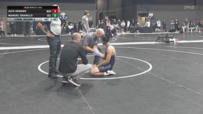 125 lbs Cons. Round 3 - Manuel Granillo, Bellevue vs Jack Border, Morningside (Iowa)
