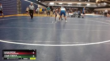 285 lbs Cons. Round 2 - Lucas Doyle, Millersville Unattached vs Tyler O`Boyle, Franklin & Marshall College