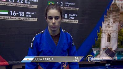 Julia Pareja vs Mayssa Bastos 2019 Abu Dhabi Grand Slam London