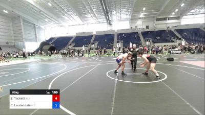 175 kg Semifinal - Ezekiel Tackett, Silverback WC vs Caleb Lauderdale, Atc