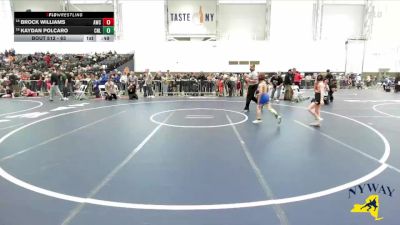 63 lbs Cons. Round 2 - Brock Williams, Akron Wrestling Club vs Kaydan Polcaro, Club Not Listed