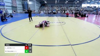 120 lbs Semifinal - Lincoln James, POWA vs Matteo Gonzalez, Team Gotcha