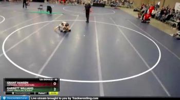 63 lbs Cons. Round 3 - Garrett Williams, Summit Wrestling Academy vs Grant Hansen, Centennial Youth Wrestling