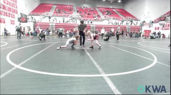 75 lbs Rr Rnd 3 - Audrey Lemings, Eufaula Ironheads Wrestling Club vs Katelee Cole, Tulsa Blue T Panthers