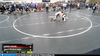 138 lbs Champ. Round 1 - Jaxson Taitano, OK vs Emilio Trujillo-Deen, CO