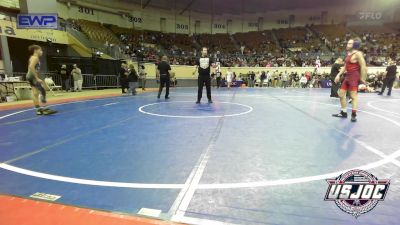 92 lbs Consi Of 16 #2 - Cayden Cook, Deer Creek Wrestling Club vs Lane Dodgen, Wesley Wrestling Club