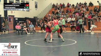 Boys-180 lbs Semifinal - Alexander Balsera, Nick`s Knights vs Adam Mashfej, Clarke`s Dream Team