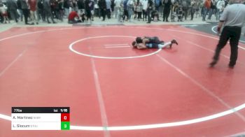 77 lbs Quarterfinal - Angelo Martinez, Nebraska Wr Ac vs Lucas Slocum, Stout Wr Ac