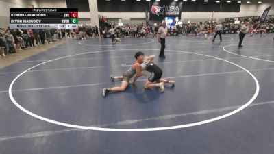 113 lbs Champ. Rd Of 128 - Kendell Pontious, Empyre Wrestling Club vs Diyor Masudov, Knights Wrestling Club WOWL