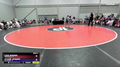 105 lbs Round 1 (8 Team) - Cate Norden, Texas Blue vs Eyvori Jacquez, Colorado