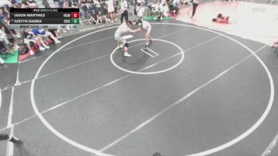 144 lbs Champ. Round 2 - Jason Martinez, Valencia High School Wrestling vs Justyn Bamba, Canyon View
