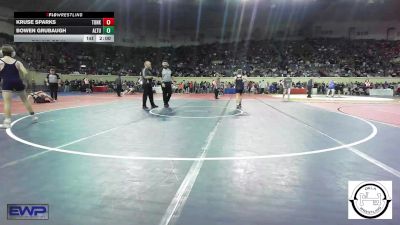 92 lbs Round Of 32 - Kruse Sparks, Tonkawa vs Bowen Grubaugh, Altus JH