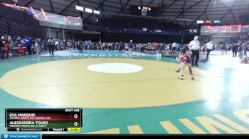 70 lbs Semifinal - Alessandra Tovar, Prosser Wrestling Academy vs Eva Marquis, Victory Wrestling-Central WA