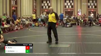 56 lbs Round 1 (6 Team) - Mikey Butler, Florida Scorpions WC vs Ethan McMahen, Upper Twp Green Hornets