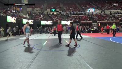 3rd Place Match - Aiden Wilson, North Montana Wrestling CLub vs Brayden Blackcrow, Ft. Belknap Warriors