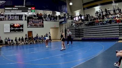 130 lbs Quarterfinals (8 Team) - Amberly Ayala, Gainesville vs Kalila Abdussabur, McEachern