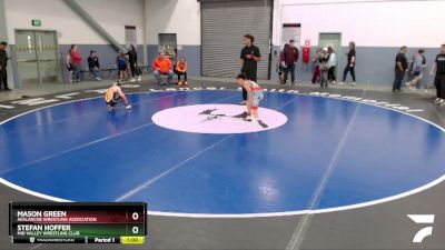 93 lbs Rr3 - Mason Green, Avalanche Wrestling Association vs Stefan Hoffer, Mid Valley Wrestling Club