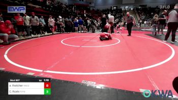 106 lbs Round Of 16 - Austin Thatcher, Wagoner Takedown Club vs Caden Ryals, Fort Gibson Youth Wrestling