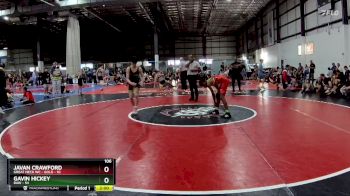 106 lbs Round 5 (6 Team) - Gavin Hickey, RAW vs Javan Crawford, GREAT NECK WC - GOLD