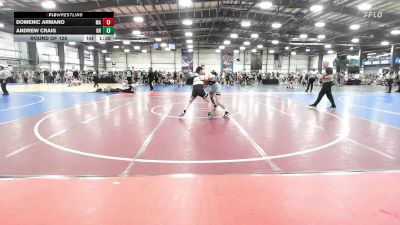 132 lbs Round Of 128 - Domenic Armano, MA vs Andrew Craig, NH