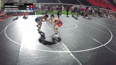 144 lbs Cons. Rd Of 16 - Hudson Handley, Oregon vs Braydon Naeole, Hawaii