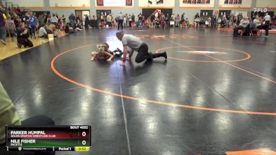 PW-15 lbs Semifinal - Parker Humpal, Solon Spartan Wrestling Club vs Nile Fisher, PACK732