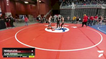119 lbs Cons. Semi - Nicholas Lytle, Lusk Rawhide Wrestling Club vs Slade Swensen, Top Of The Rock Wrestling Club