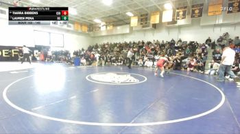 145 lbs Quarterfinal - Tiarra Bibbens, Oxnard vs Lauren Pena, Hillcrest