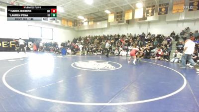 145 lbs Quarterfinal - Tiarra Bibbens, Oxnard vs Lauren Pena, Hillcrest