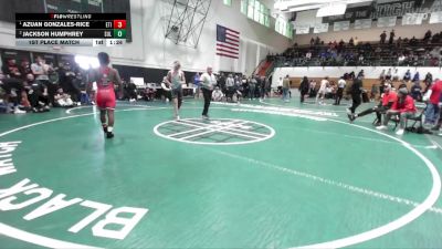 132 lbs 1st Place Match - Azuan Gonzales-Rice, Etiwanda vs Jackson Humphrey, Sultana