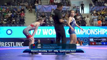 46 kg Qualif. - Valeryia Tsitova, Individual Nuetral Athlets vs Rianne Marie MURPHY, United States