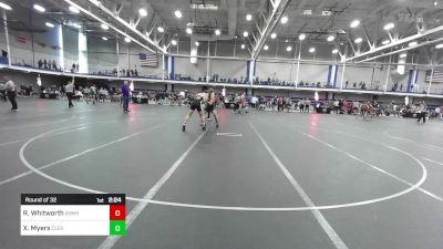 197 lbs Round Of 32 - Ryland Whitworth, Army Prep vs Xander Myers, Cleveland State