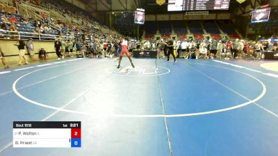 144 lbs Rnd Of 64 - Pierre Walton, IL vs Braden Priest, CA