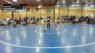 165 lbs Champ. Round 1 - John Rudebaugh, Eastern Oregon University vs Jack Hatch, Unattached