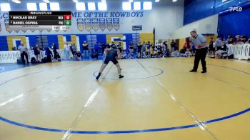 144 lbs Semifinal - Daniel Ospina, Park Vista Community vs Nikolas Gray, Wellington Community Hs