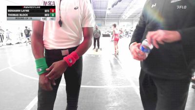 110 lbs Round Of 16 - Benjamin Layne, Team Gotcha Blue vs Thomas Block, Untouchables