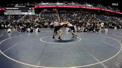 1A 215 lbs Cons. Semi - Kellen Ensley, Robbinsville High School vs Connor Brinkley, Jimmy C. Draughn High School