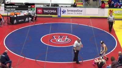 124 lbs Round Of 32 - Griffin Walls, Mifflinburg vs Dale Kohr, Elco