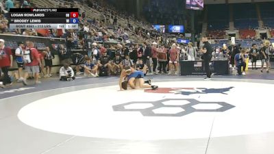 113 lbs Champ. Rd Of 64 - Logan Rowlands, Ohio vs Brodey Lewis, Wisconsin