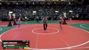 176 lbs Quarterfinal - Danny Zmorowski, AWRA vs John Holderby, CPWA