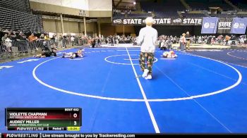 67 lbs Semifinal - Audrey Miller, Askeo International Mat Club vs Violette Chapman, Mat Demon Wrestling Club