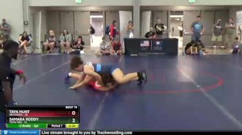 152 lbs Placement Matches (8 Team) - Taya Hunt, Oklahoma vs Samara Roddy, Texas Red