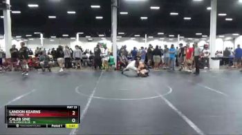 160 lbs Round 6 (8 Team) - Landon Kearns, Frost Gang vs Caleb Sine, PA Alliance Blue