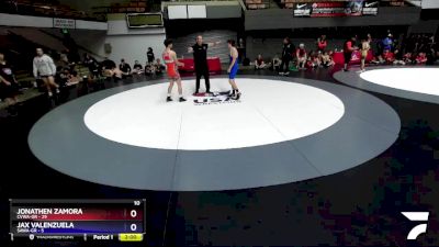 136 lbs Placement - Jonathen Zamora, CVWA-GR vs Jax Valenzuela, SAWA-GR