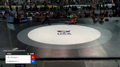 215 lbs Rnd Of 64 - Brandon Johnson, IN vs Jackson Blackburn, OK