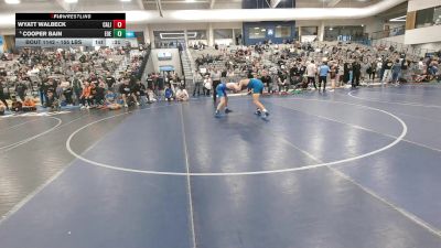 155 lbs Champ. Rd Of 32 - Wyatt Walbeck, California vs Cooper Bain, Eastern Oregon Elite