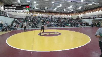 126 lbs Semifinal - Dane Arnoldi, Rock Springs vs Santiago Cruz, Rock Springs