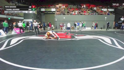 215 lbs Consi Of 16 #2 - Pete Quijada, Liberty vs Daniel Devries, Arroyo Grande