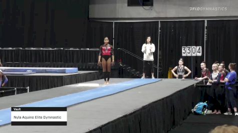 Nyla Aquino Elite Gymnastic Acad - Vault - 2022 Elevate the Stage Huntsville presented by SportsMED & Crestwood