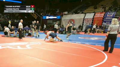 190 Class 2 lbs Champ. Round 1 - Matrim Politte, Central (Park Hills) vs Tucker Slattery, Chillicothe